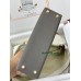 mini Kelly 0L/ Gris Meyer Epsom Gold Hardware