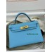 mini Kelly P3/Blue du Nord Epsom Gold Hardware