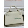 mini Kelly 10/Craie Epsom Gold Hardware