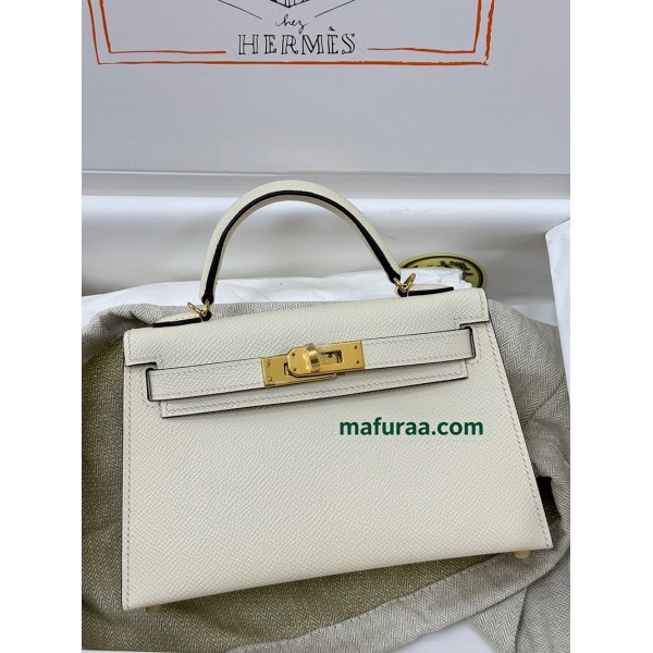 mini Kelly I2/Nata   Epsom Gold Hardware