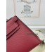 mini Kelly K1/Rouge Grenat Epsom Silver Hardware