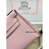 Kelly Pochette 3Q/Rose Sakura  Epsom Silver Hardware