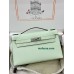 Kelly Pochette 0S vertdeau Hermes Vert fizz Epsom Silver Hardware