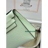 Kelly Pochette 0S vertdeau   Hermes Vert fizz Epsom Silver Hardware