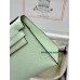 Kelly Pochette 0S vertdeau Hermes Vert fizz Epsom Silver Hardware