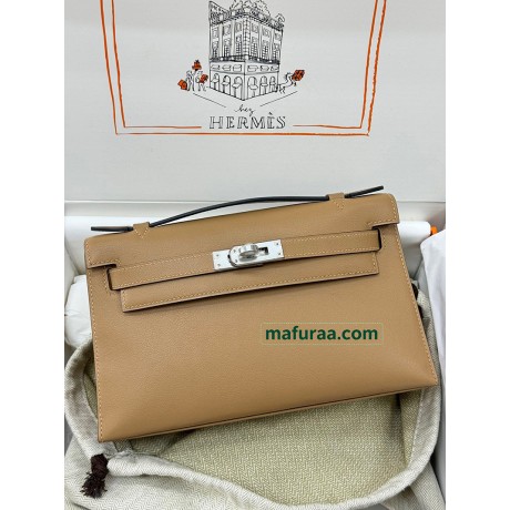 Kelly Pochette 0M/Chai swift  Silver Hardware