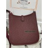 mini Evelyn 57/Bordeaux  CLEMENCE  TC Silver Hardware
