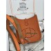 mini Evelyn 93/Orange CLEMENCE TC Silver Hardware