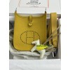 mini Evelyn 9D/Jaune Ambre  CLEMENCE  TC Silver Hardware