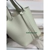 ピコタン 18cm Picotin 18CM 0S vertdeau   Hermes Vert fizz CLEMENCE  TC Silver Hardware