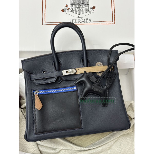 birkin 25cm 2Z/ Blue nuit  swift 