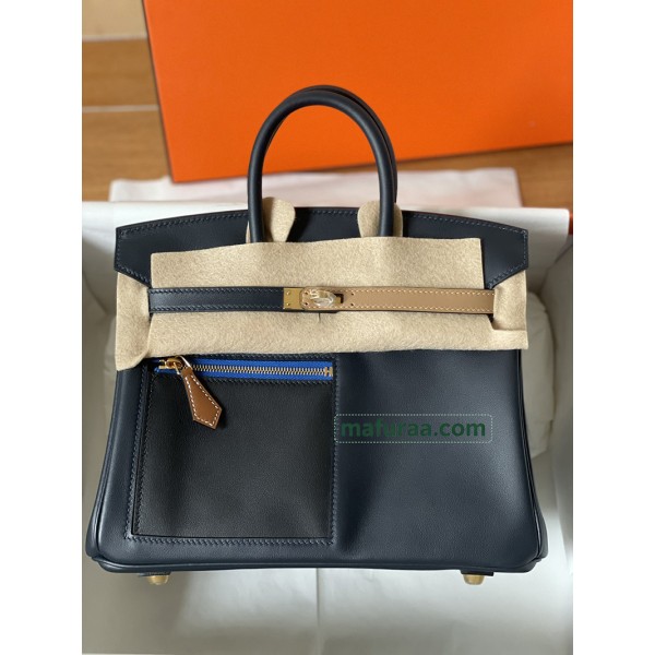 birkin 25cm  2Z/ Blue nuit  swift 
