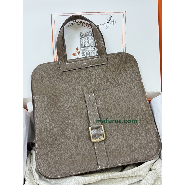 Halzan 31cm 18/Étoupe Grey (Étoupe)  CLEMENCE  TC Gold Hardware