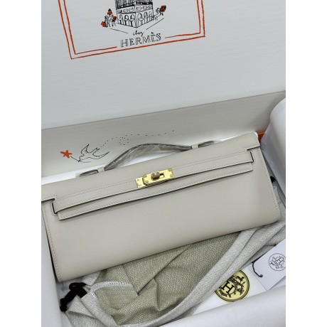 Kelly cut 31cm 10/Craie   swift  Gold Hardware