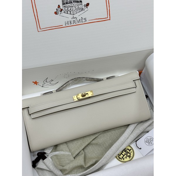 Kelly cut 31cm 10/Craie   swift  Gold Hardware