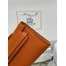 Kelly cut 31cm 93/Orange swift Silver Hardware