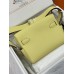 Kelly messenger 25cm 1Z/Jaune Poussin Silver Hardware