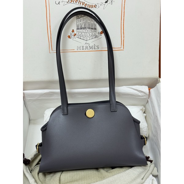 Tablier Sellier 85/Ardoise   Gold Hardware 26x16x9